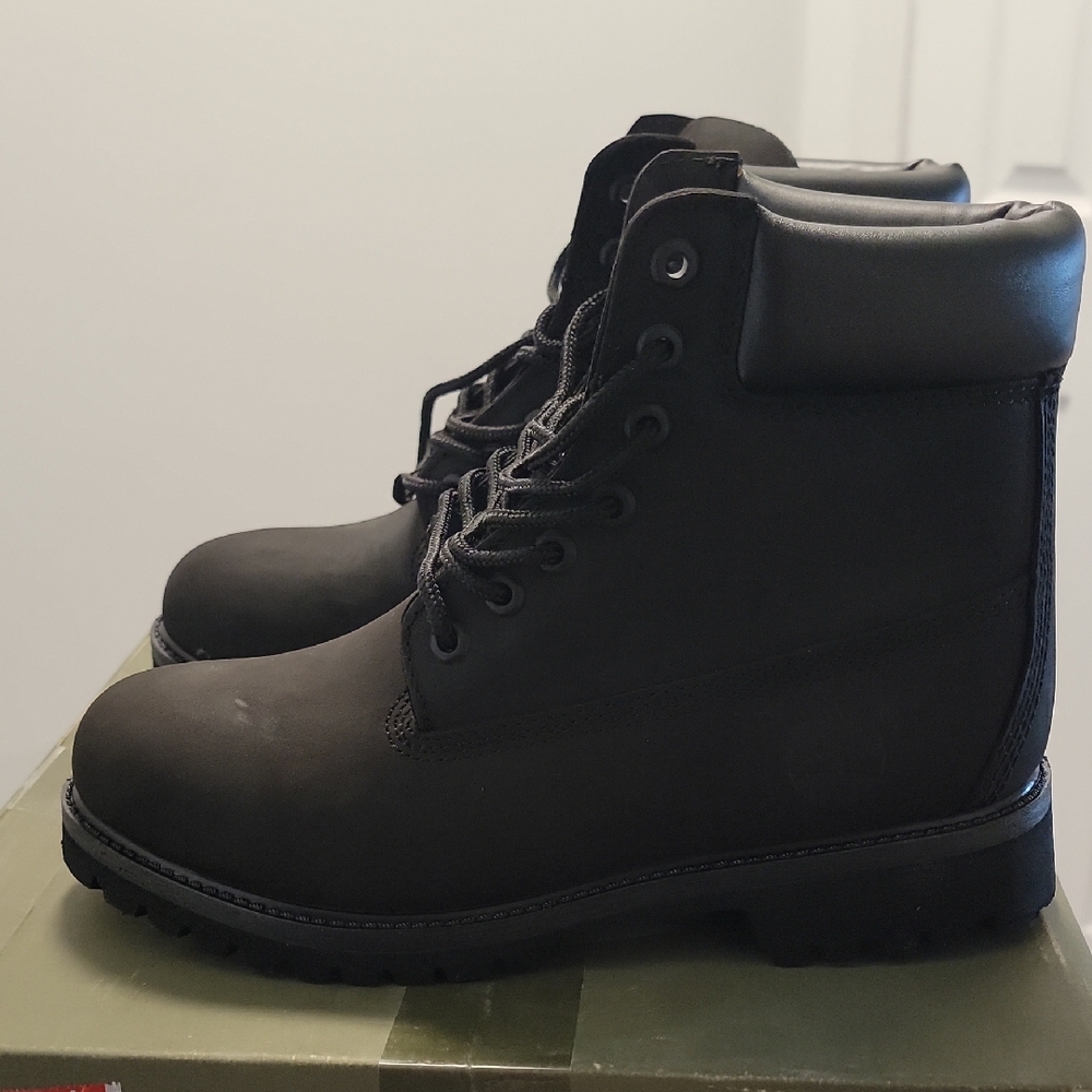 Timberland Men's Black Lace-Up Boots